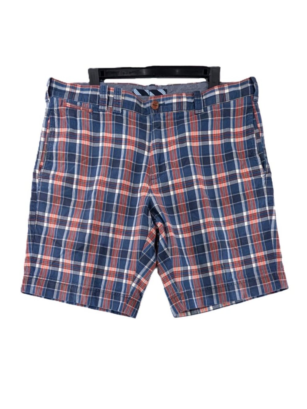 Brooks Bros Shorts Mens Size 36 Plaid Preppy Americana Heritage Preppy Blue